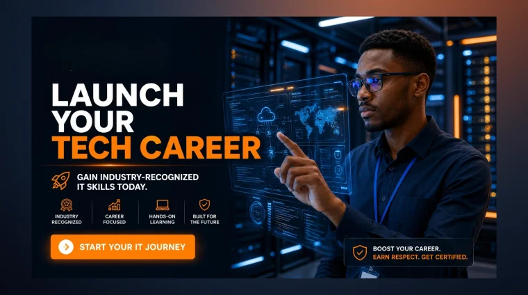 Information technology specialist certification, its certification, tech career launch nigeria. Lead gen for tech professionals.